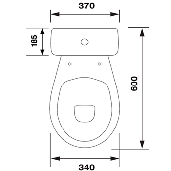 Унитаз-компакт Старый Оскол 'СУПЕРКОМПАКТ ЛЮКС' выпуск ПРЯМОЙ (1 реж.Кнопка ,полипр.SOFT-CLOUSER), картинка 4
