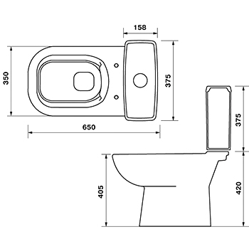 Компакт СТАРЫЙ ОСКОЛ белый 'NORDEN' безободковый,прямой (2 режимный,SC,быстросъем,дюро), картинка 4