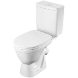 Унитаз-компакт SANTEK 'УНО' 1.WH50.1.613 выпуск косой (сиденье полипропилен 'Soft-Close', двухрежимный)