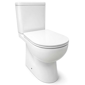 Унитаз-компакт SANTEK 'ОСТИН ЛАЙТ' 1.WH50.1.877 выпуск прямой (сиденье дюропласт 'Soft-Close' SLIM, двухрежимный)