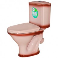 Унитаз-компакт SANTERI 'ВЕСТ' 1.P201.8.S07.00B.F цвет бежевый декор