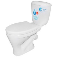 Унитаз-компакт SANTERI 'ВОРОТЫНСКИЙ КОМФОРТ' 1.P403.5.S00.00B.F (двухрежимный) цвет белый