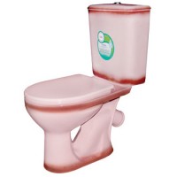 Унитаз-компакт SANTERI 'ОРИОН' 1.P400.8.S07.00B.F цвет бежевый декор