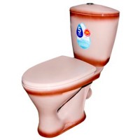 Унитаз-компакт SANTERI 'ВЕРСИЯ' 1.P401.5.S07.00B.F цвет бежевый декор