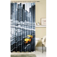 Штора для ванной ФОТОДИЗАЙН ST SM4565SC с кольцами 180х200 см