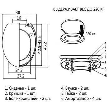 Сиденье для унитаза 'ЦВЕТЫ' фотопринт, картинка 2