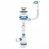 Сифон АНИ ГРОТ А0142S 3-1/2' х 40 мм