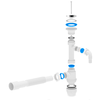 Сифон АНИ 'ЮНГ' ВМ1316 1-1/4' х32 мм, картинка 2