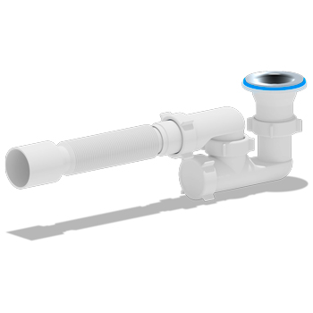 Сифон для поддона АНИ Е215 С 1-1/2' х 40 мм