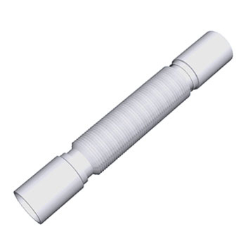 Труба гофрированная АНИ K404 40х40 мм без гайки