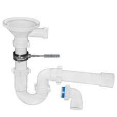 Сифон ОРИО RS-41078 прямоточный 1-1/2'х40/50 с разрывом потока струи