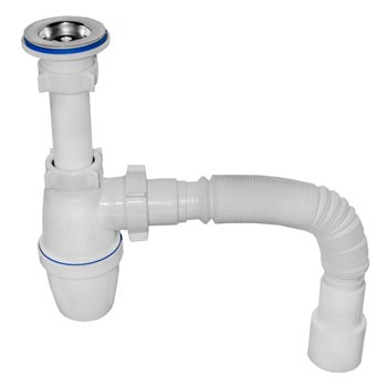 Сифон ОРИО А-3202 1-1/4' х 40 мм с гибкой трубой 40х40/50 мм