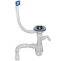 Сифон с отводом ОРИО А-4011 3-1/2' х 40 мм и гибкой трубой 40х40/50 мм