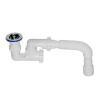 Сифон для поддона ОРИО А-82589 1-1/2' х 40 мм регулируемый с гибкой трубой 40х40/50 мм