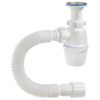 Сифон ОРИО А-40029 1-1/2' х 40 мм с гибкой трубой 40х40/50 мм