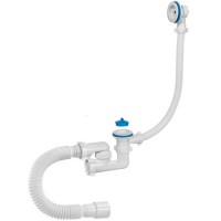 Обвязка под ванну ОРИО А-60089 1-1/2'х40 мм с переливом и гибкой трубой 40х40/50 мм регулируемый