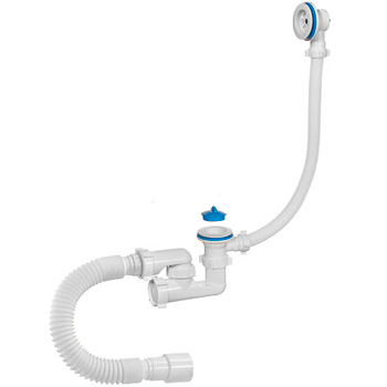 Обвязка под ванну ОРИО А-60089 1-1/2'х40 мм с переливом и гибкой трубой 40х40/50 мм регулируемый