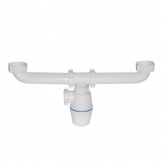 Сифон двойной ОРИО А-40090 1-1/2' х 40 мм