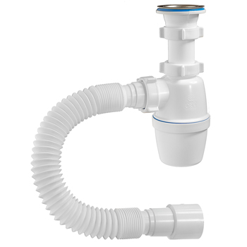 Сифон ОРИО А-4001 1-1/2' х 40 мм с гибкой трубой 40х40/50 мм