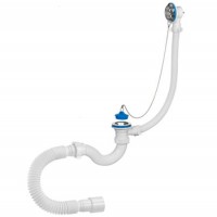 Обвязка под ванну ОРИО А-40089 1-1/2'х40 мм с переливом и гибкой трубой 40х40/50 мм