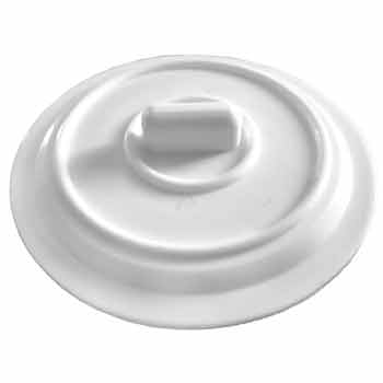Пробка для ванны силиконовая (38-55 мм) цвет белый