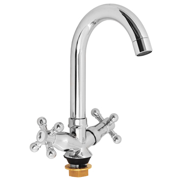 Смеситель для кухни ЦС-СМ ЭКО М 25 К 'КРЕСТ' 1/2'