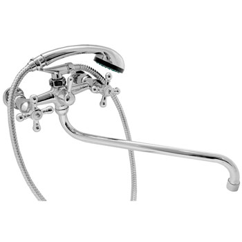 Смеситель для ванны ЦС-М 500(600)-4 'КРЕСТ' 1/2'