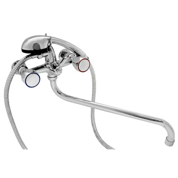 Смеситель для ванны ЦС-М 500(600)-4 'ГЛОБО' 1/2'