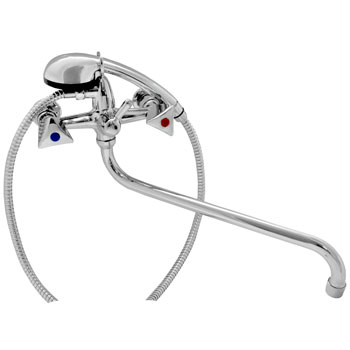 Смеситель для ванны ЦС-М 500(600)-4 'ЛЮСИЯ' 1/2'