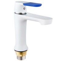 Смеситель для умывальника FRAP H1034 35 мм цвет белый