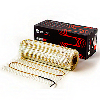 Нагревательный мат PHONIX кабельный 0,5х8,0 м / 600 Вт (готовый комплект)