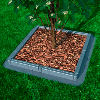 Садовый бордюр (набор 4х250 мм), картинка 2