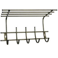 Вешалка с полкой пять крючков 'БРОНЗА'