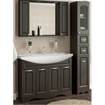 Тумба 'НАТАЛИЯ 105' венге под умывальник 'ЭЛЕГАНС-105', картинка 2