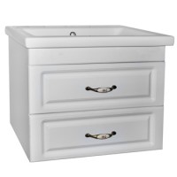 Тумба 'НАТАЛИЯ 60' навесная под умывальник 'COMO-60' цвет белый