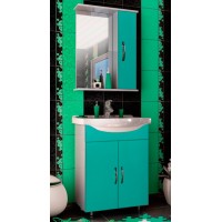 Тумба 'БАЛИ 55' под умывальник 'УЮТ-55' цвет зеленый