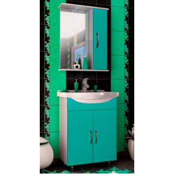 Тумба 'БАЛИ 55' под умывальник 'УЮТ-55' цвет зеленый