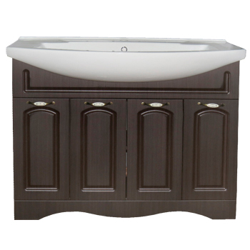 Тумба 'НАТАЛИЯ 105' венге под умывальник 'ЭЛЕГАНС-105'