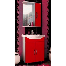 Тумба 'БАЛИ 55' под умывальник 'УЮТ-55' цвет красный