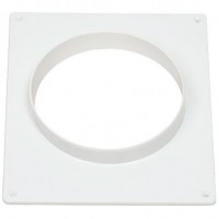 Площадка торцевая для воздуховода 150 мм пластмассовая
