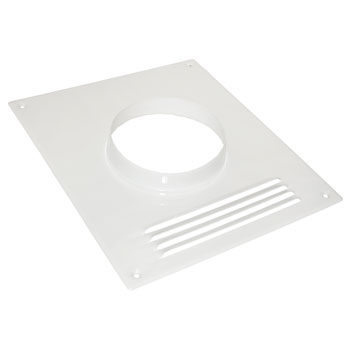 Торцевая площадка для вытяжки '150ПТМР' диаметр 150 мм с решеткой