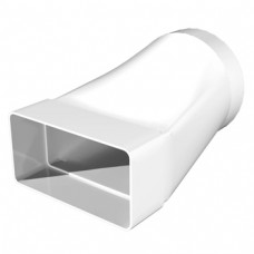 Переходник угловой '511СП10КП' D=100 мм / 55х110 мм