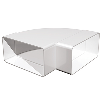 Колено горизонтальное '511КГП' 55х110 мм угол 90 град.