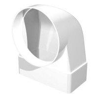 Переходник угловой '620СК12,5ФП' D=125 мм / 60х204 мм