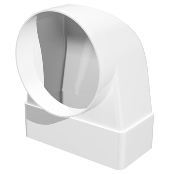 Переходник угловой '620СП12,5КП' D=125 мм / 60х204 мм