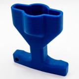 Ключ - ручка для шаровых кранов типа 'Бабочка', 1/2', 3/4' (синий) ВЕР