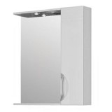 Шкаф зеркальный в ванную комнату 'ДЖИКА 60' правый с подсветкой