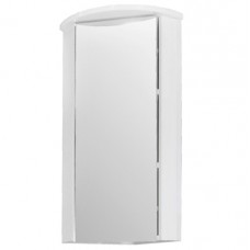 Шкаф зеркальный угловой в ванную комнату 'АГАТА 50' левый