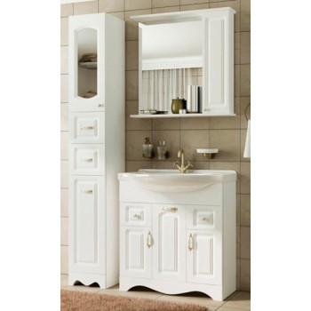 Шкаф зеркальный в ванную комнату 'НАТАЛИЯ 55' правый