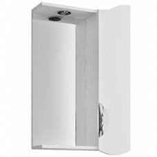 Шкаф зеркальный в ванную комнату 'ОСКАР 55' правый с подсветкой